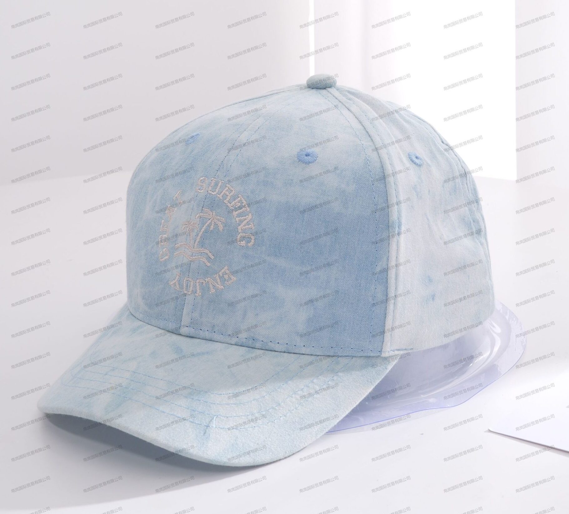 Denim washed baseball-帛岚国际官网