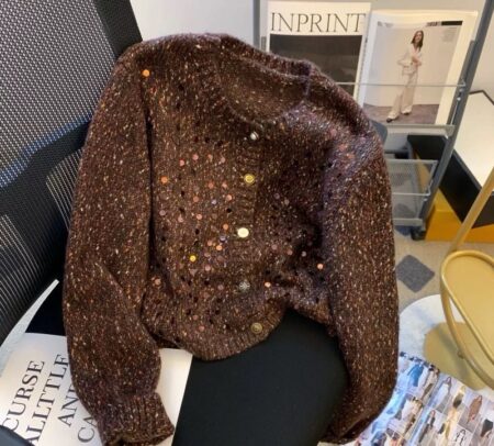 Multicolor yarn+sequins